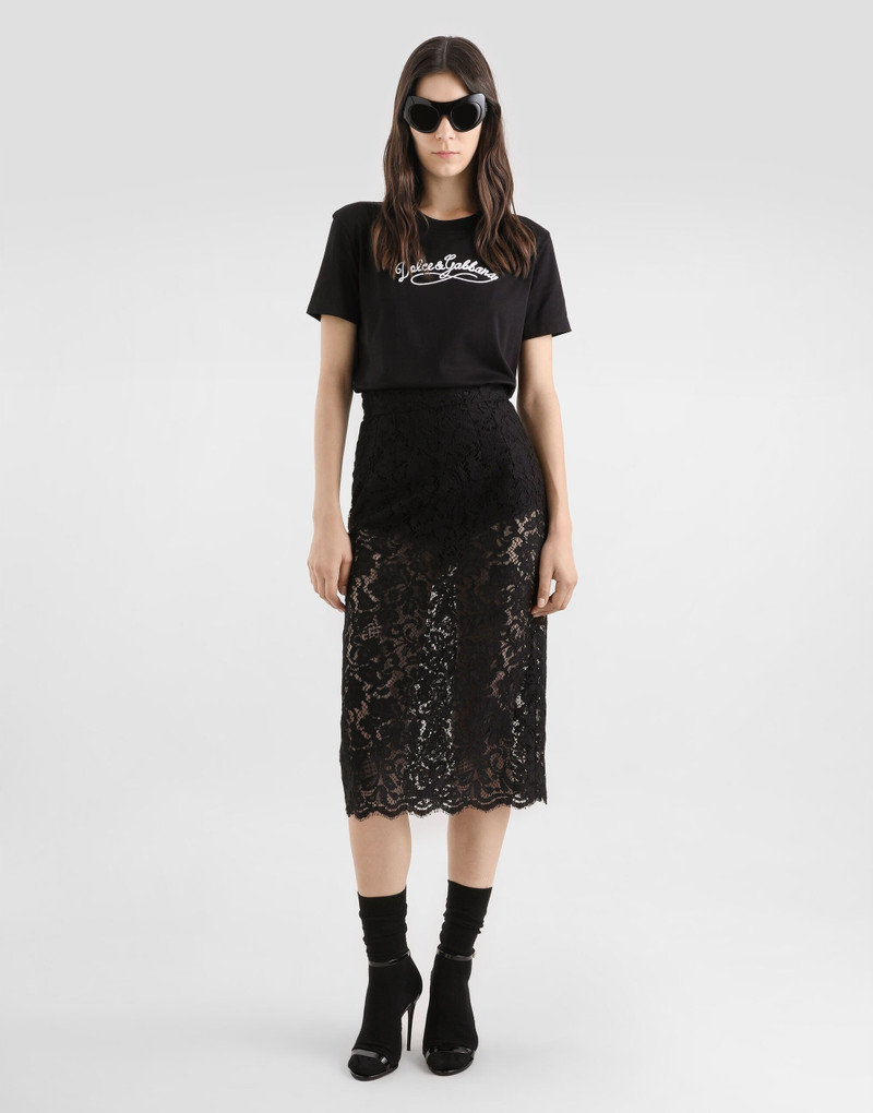 Dolce & Gabbana Cordonetto lace midi skirt outlook