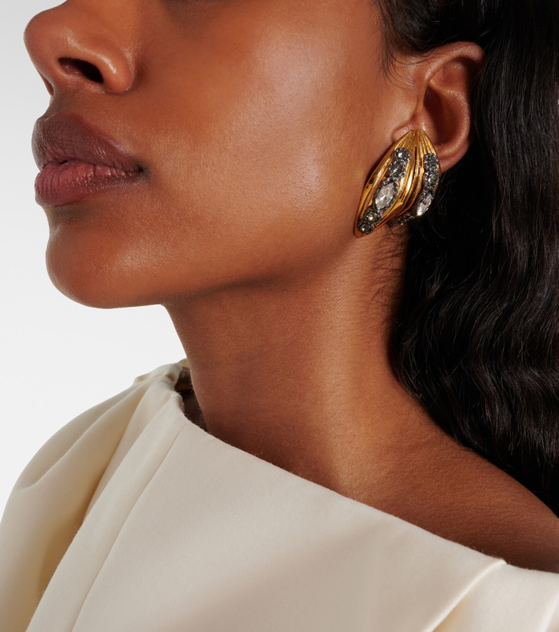Bloom crystal-embellished earrings 3