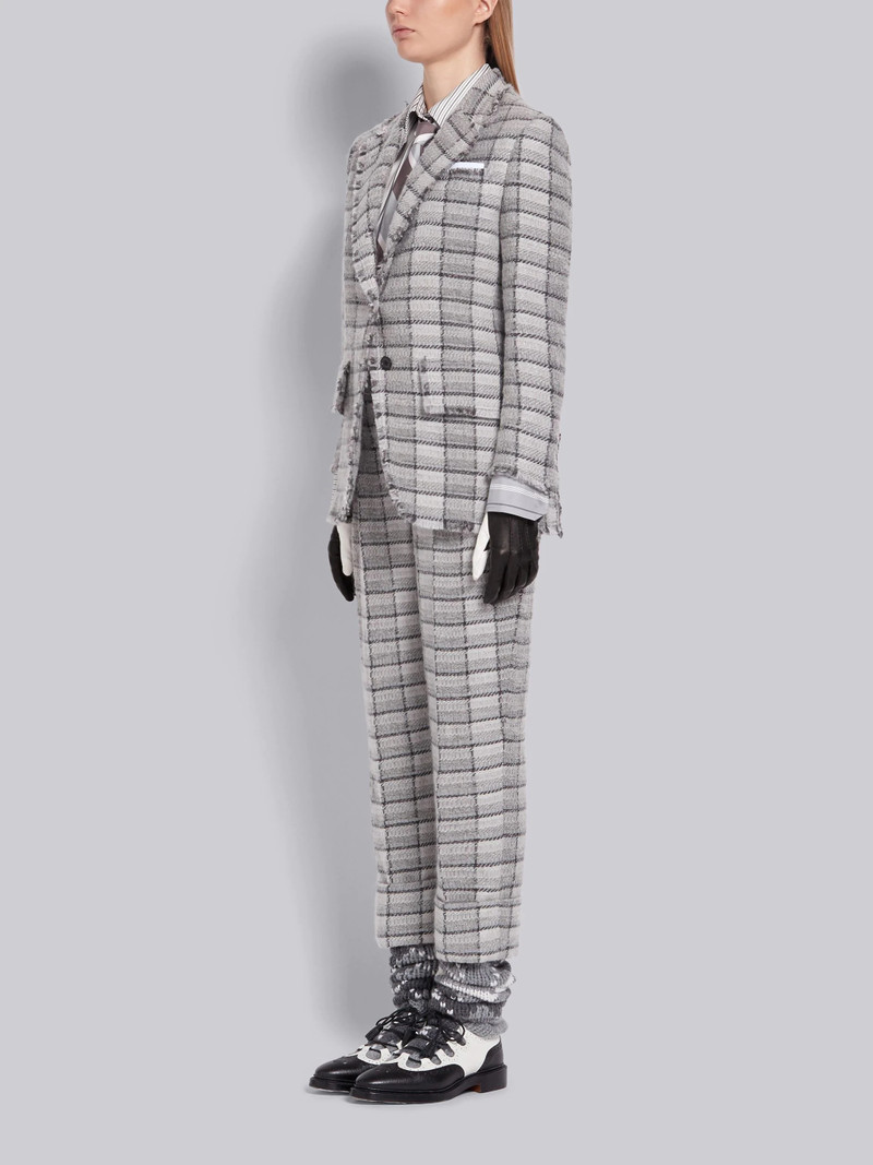 Black and White Pebbled Calfskin Ghillie Brogue 6