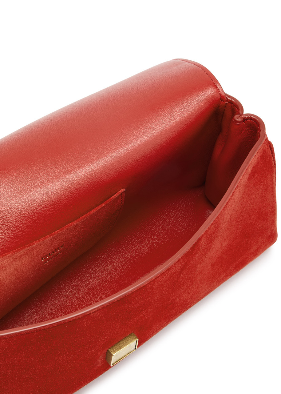 Khaite Audrey Suede Clutch - 4