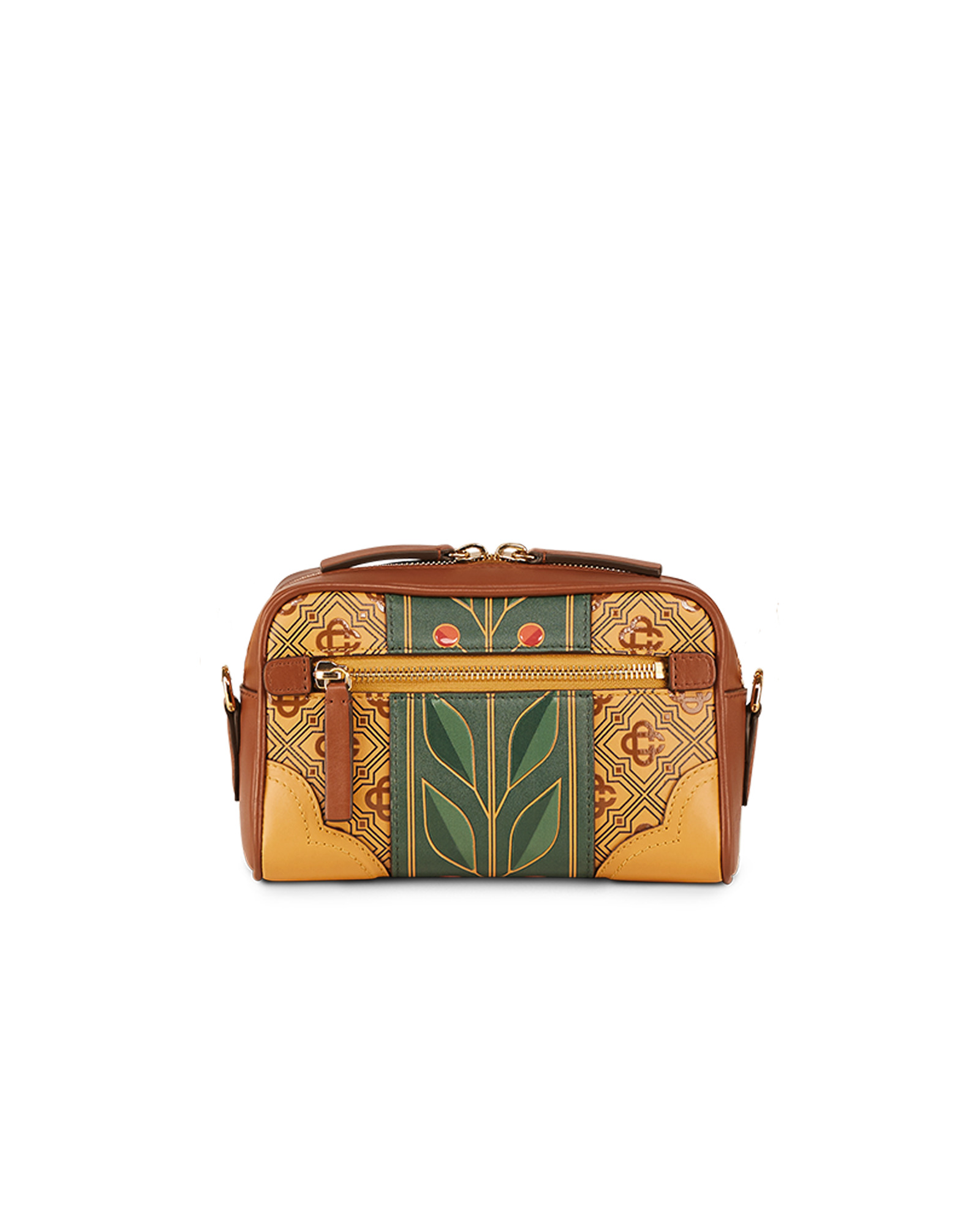 Diamond Monogram Leather Cross Body Bag - 2