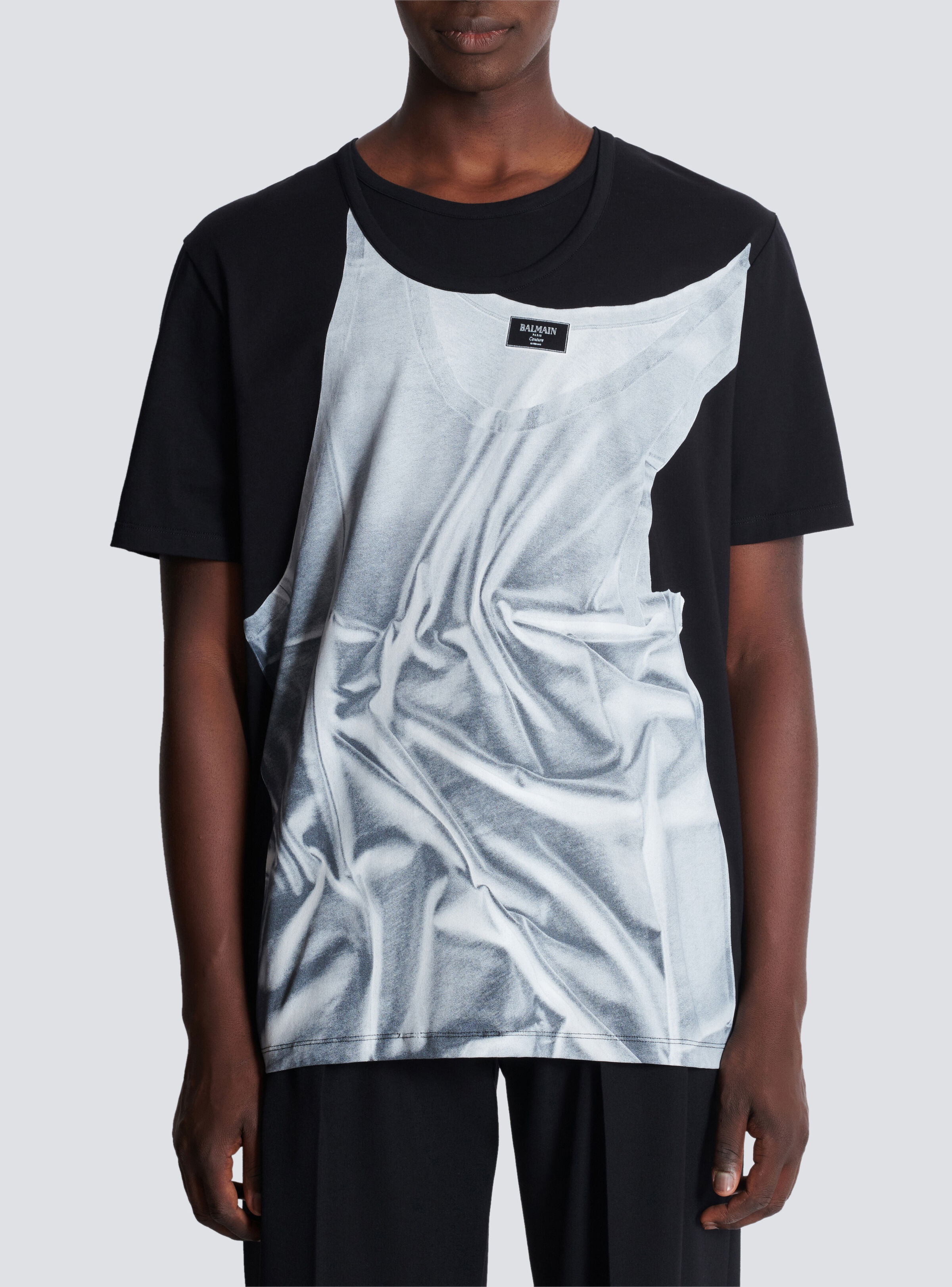 T-shirt with tank top print - 5