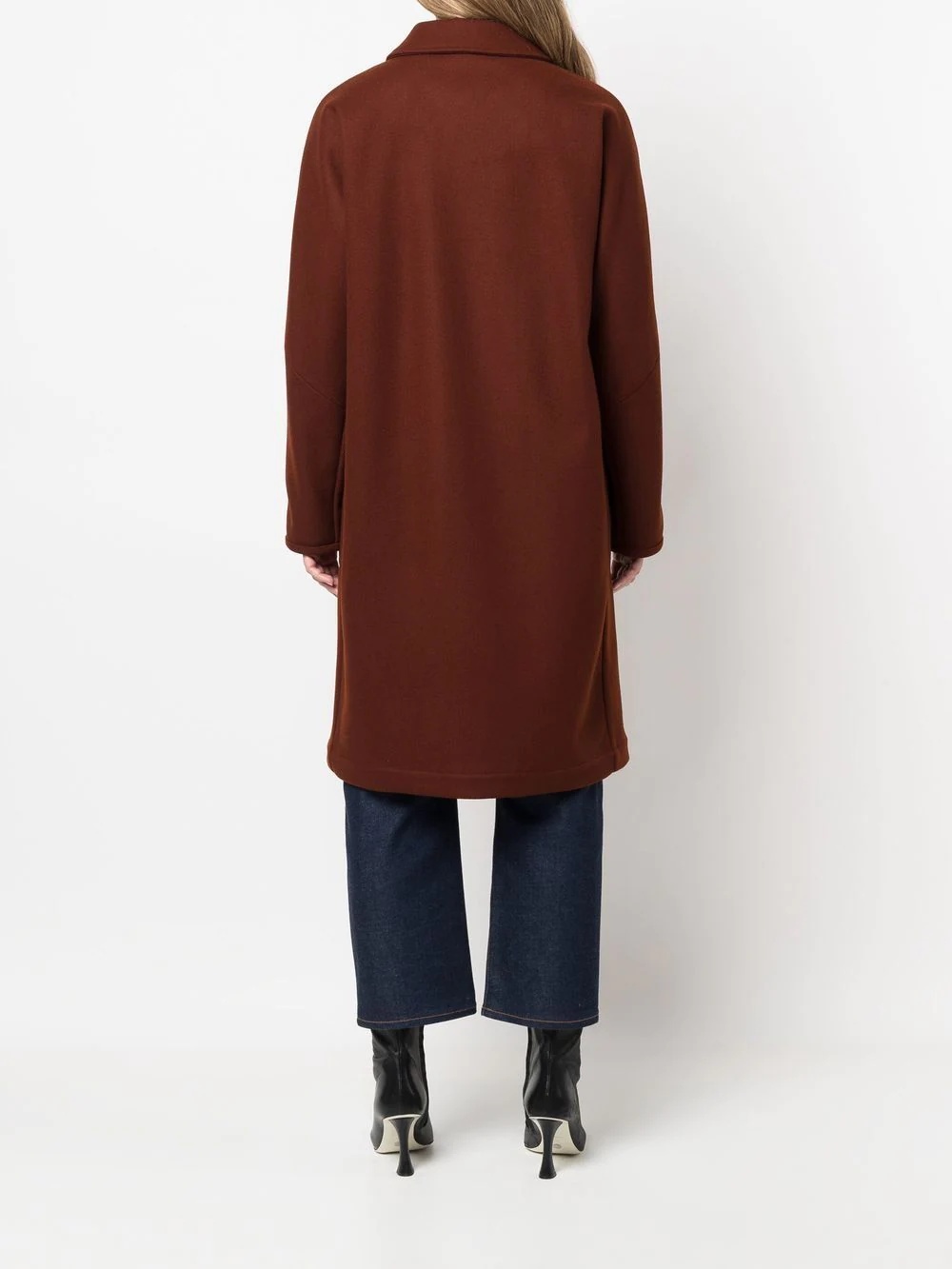 FAIRLIE Brown Wool Coat - 4