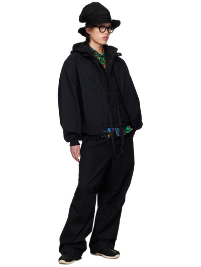 Engineered Garments Black Over Trousers outlook