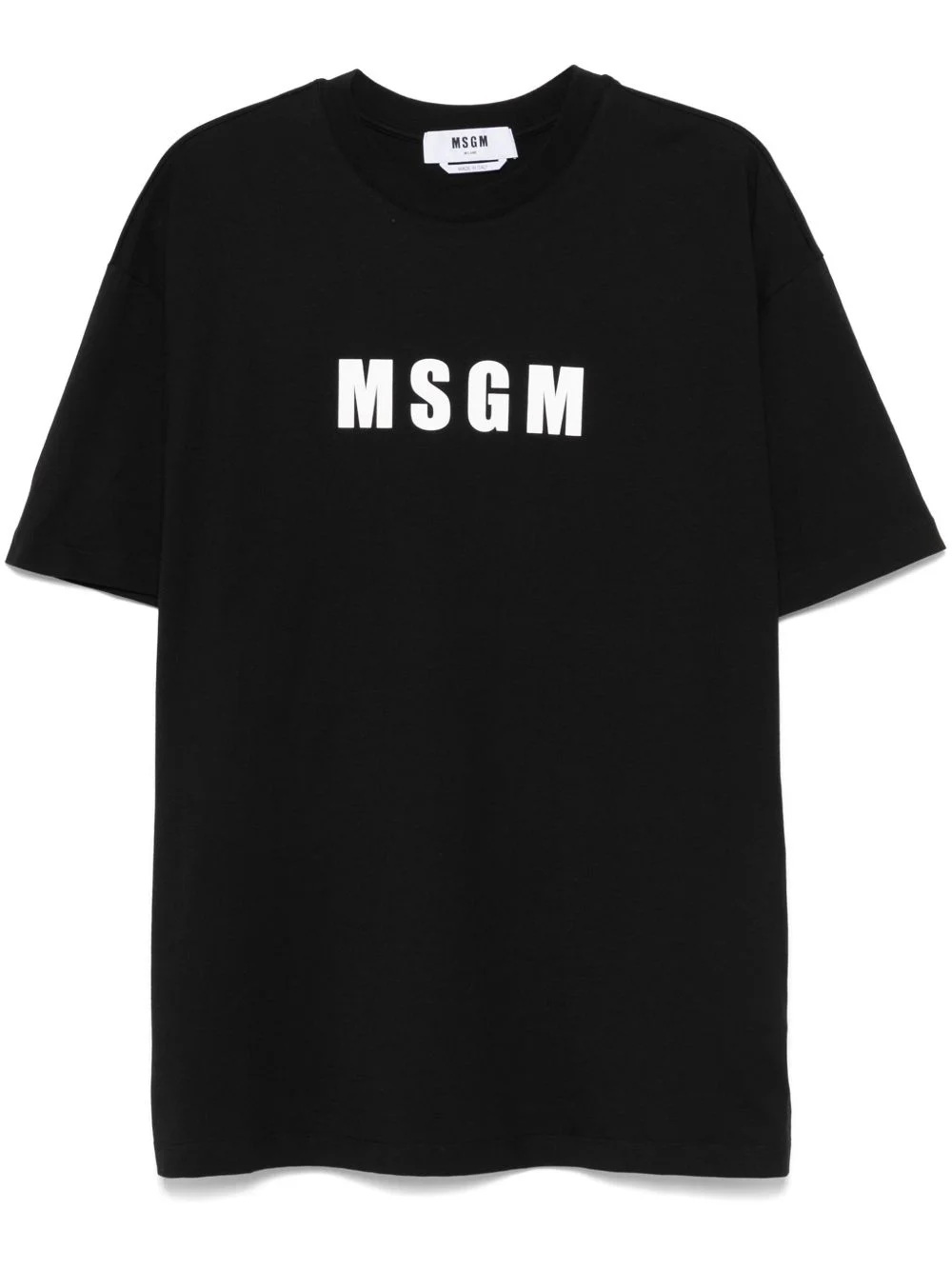 logo-print cotton T-shirt - 1