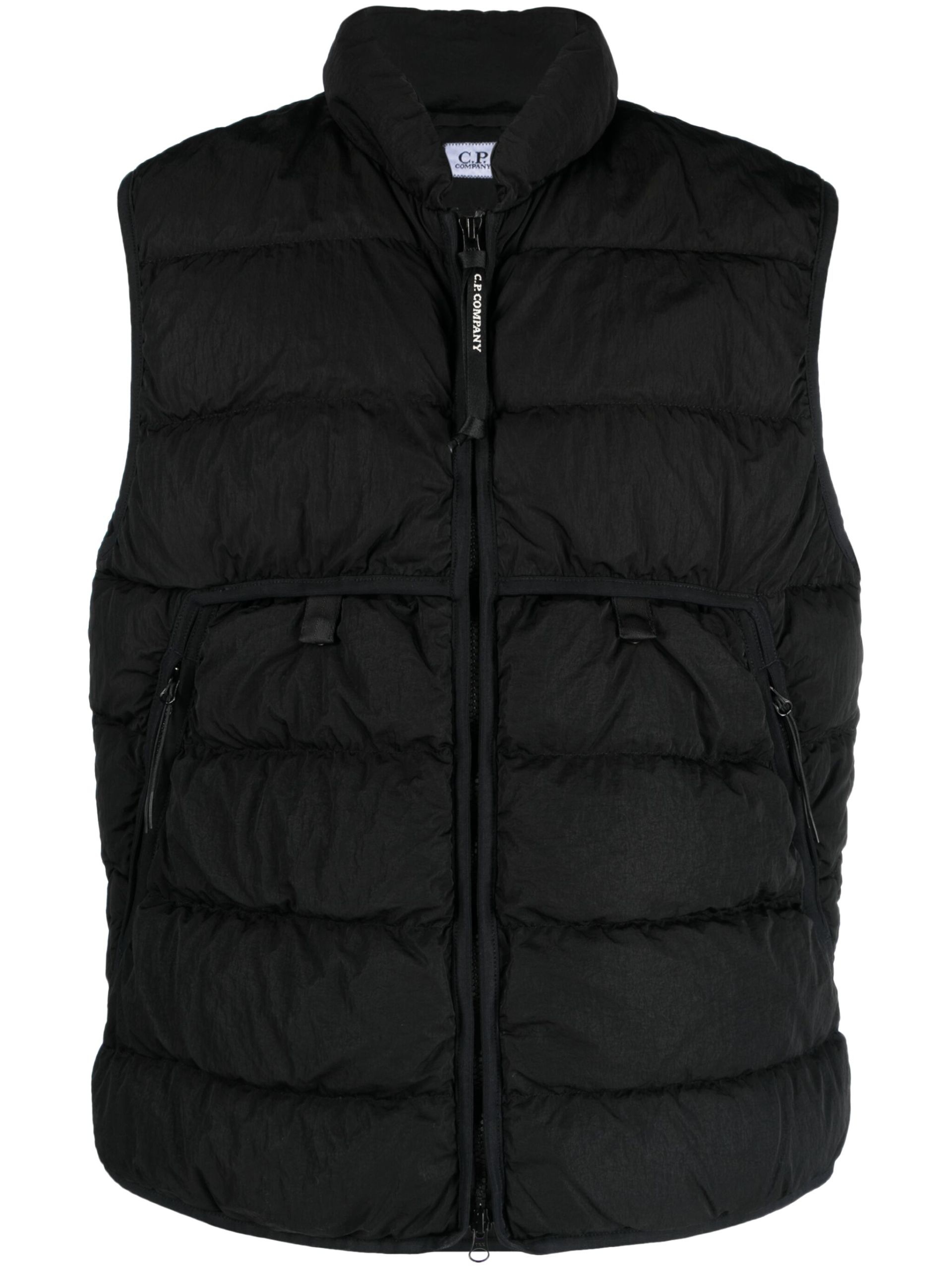 Black Eco-Chrome R padded gilet - 1