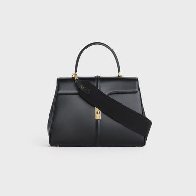 CELINE Short Strap in textile and calfskin outlook