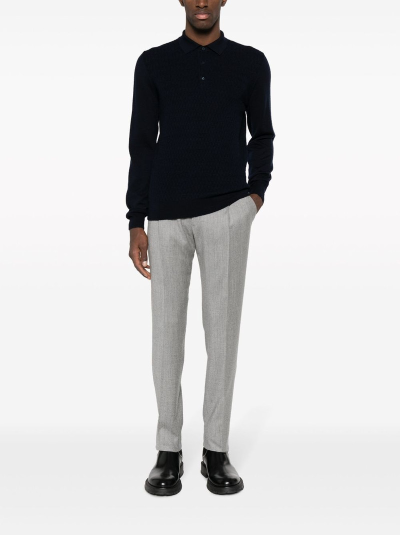 CORNELIANI virgin wool polo shirt outlook