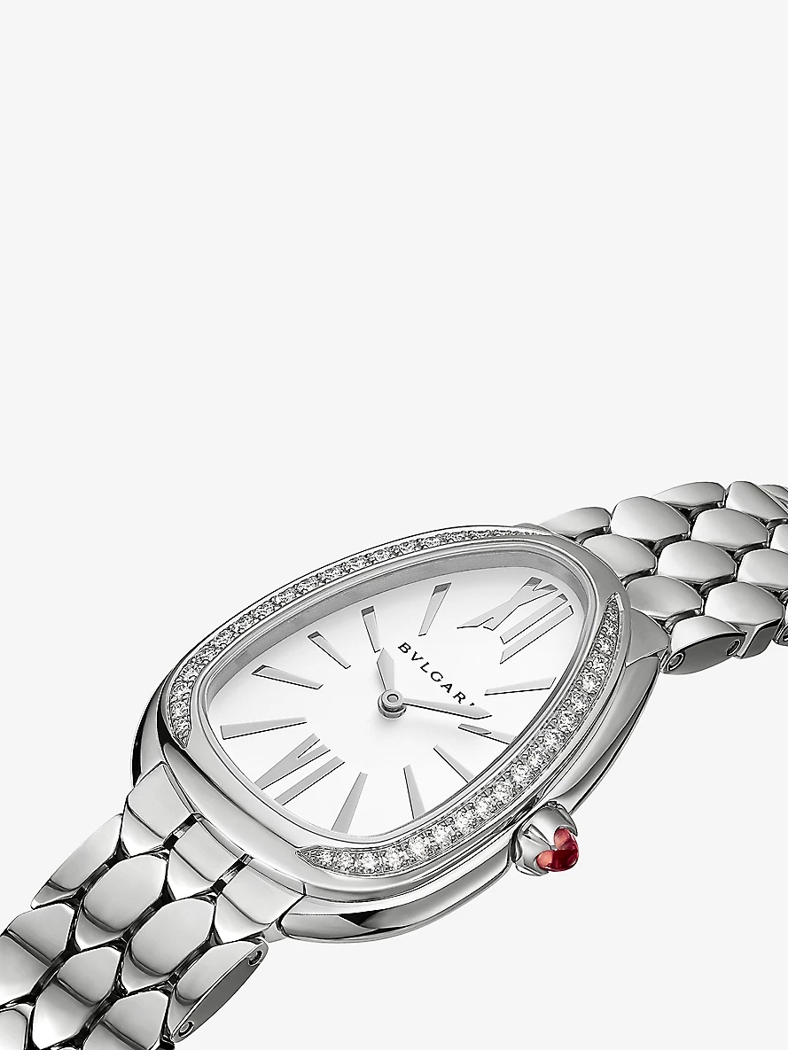 103361 Serpenti Seduttori stainless steel and diamond quartz watch - 2
