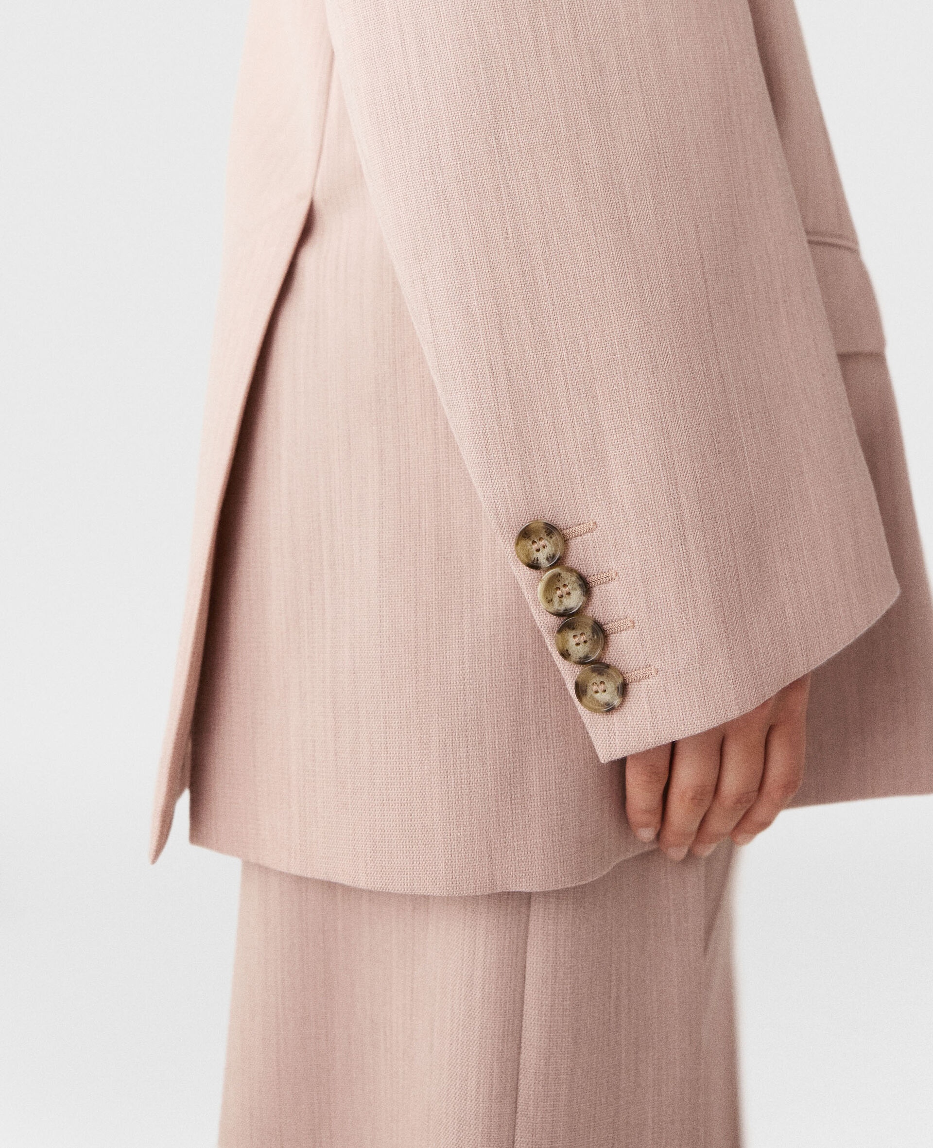 Oversized Double-Breasted Blazer - 7