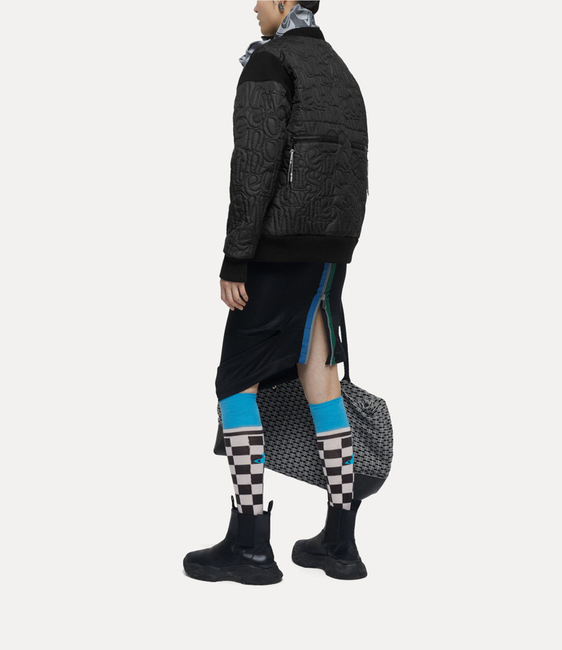 STRIPPED CYCLIST BOMBER 6