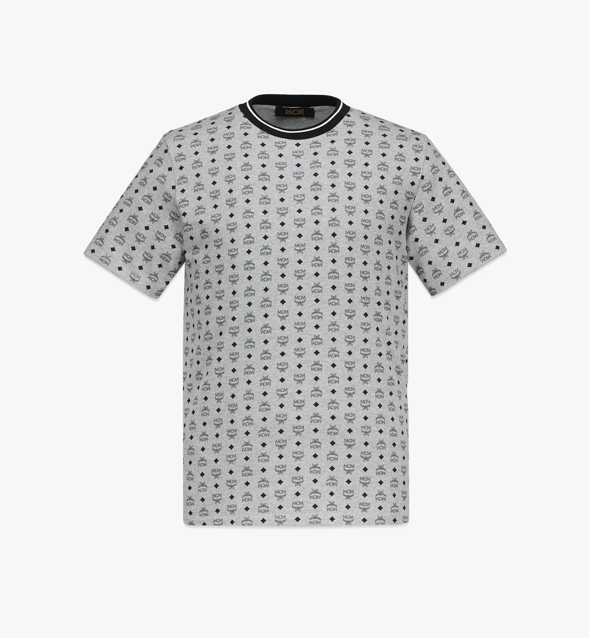 Men’s Visetos Monogram Print T-Shirt in Organic Cotton - 1