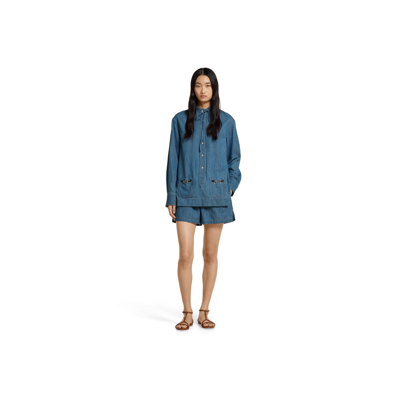 GUCCI Denim shirt with Horsebit outlook