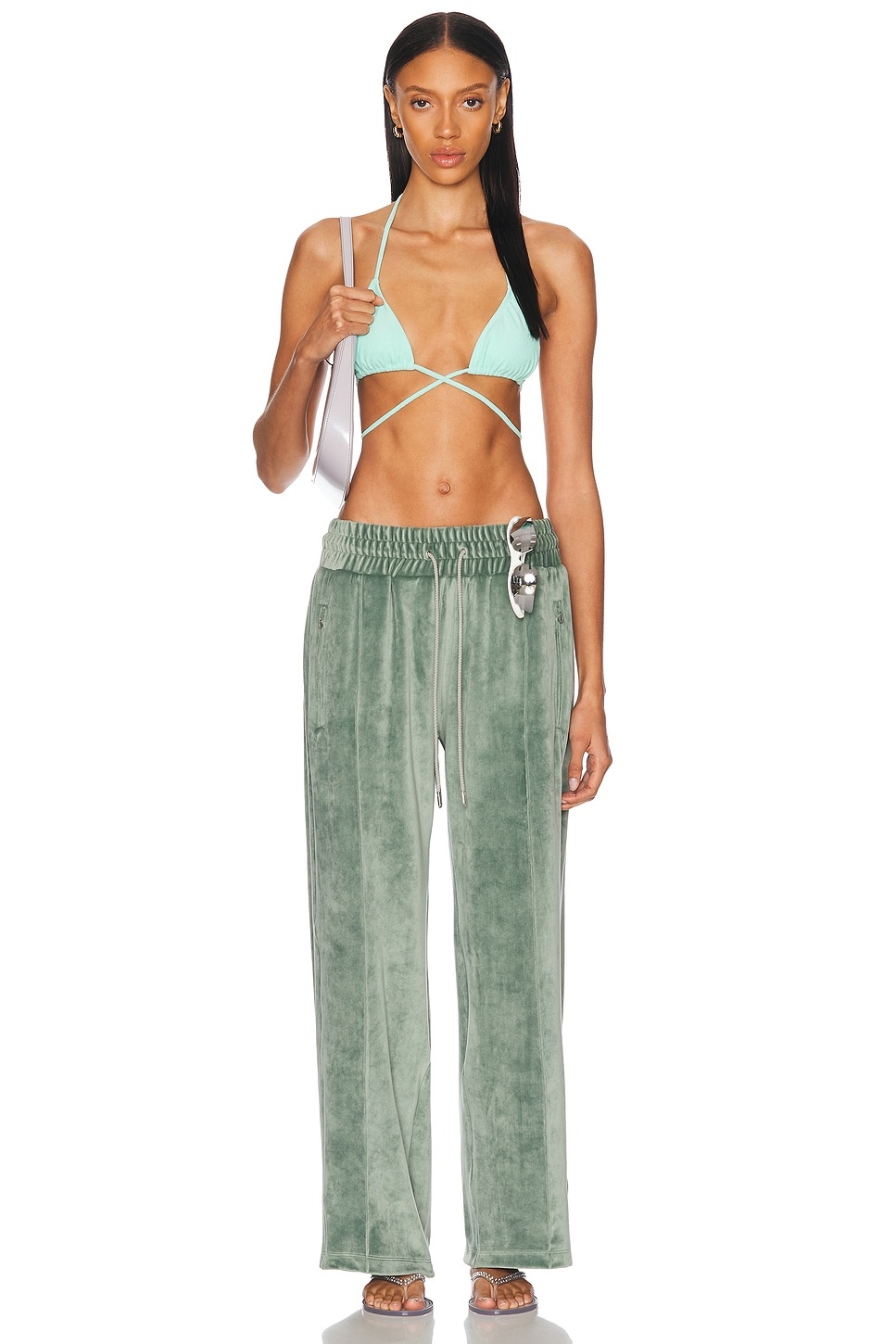 Velour Track Pant - 5