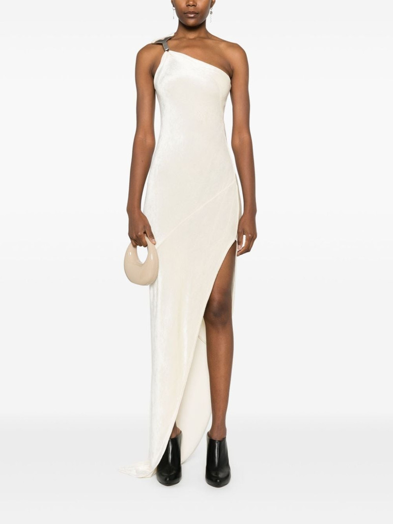 Rick Owens Lilies velour maxi dress outlook