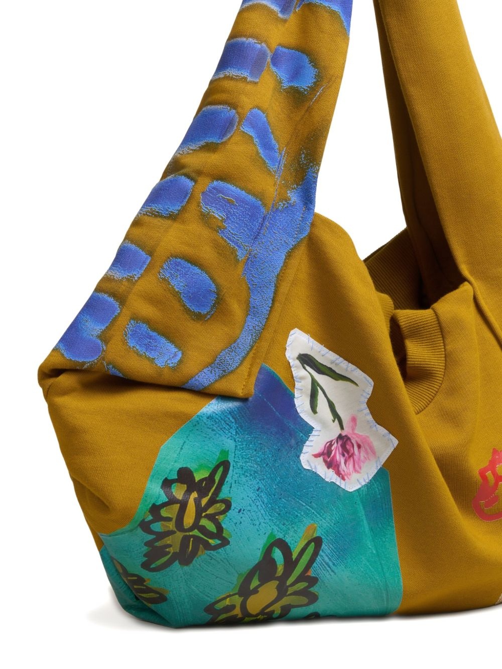 floral-motif tote bag - 6