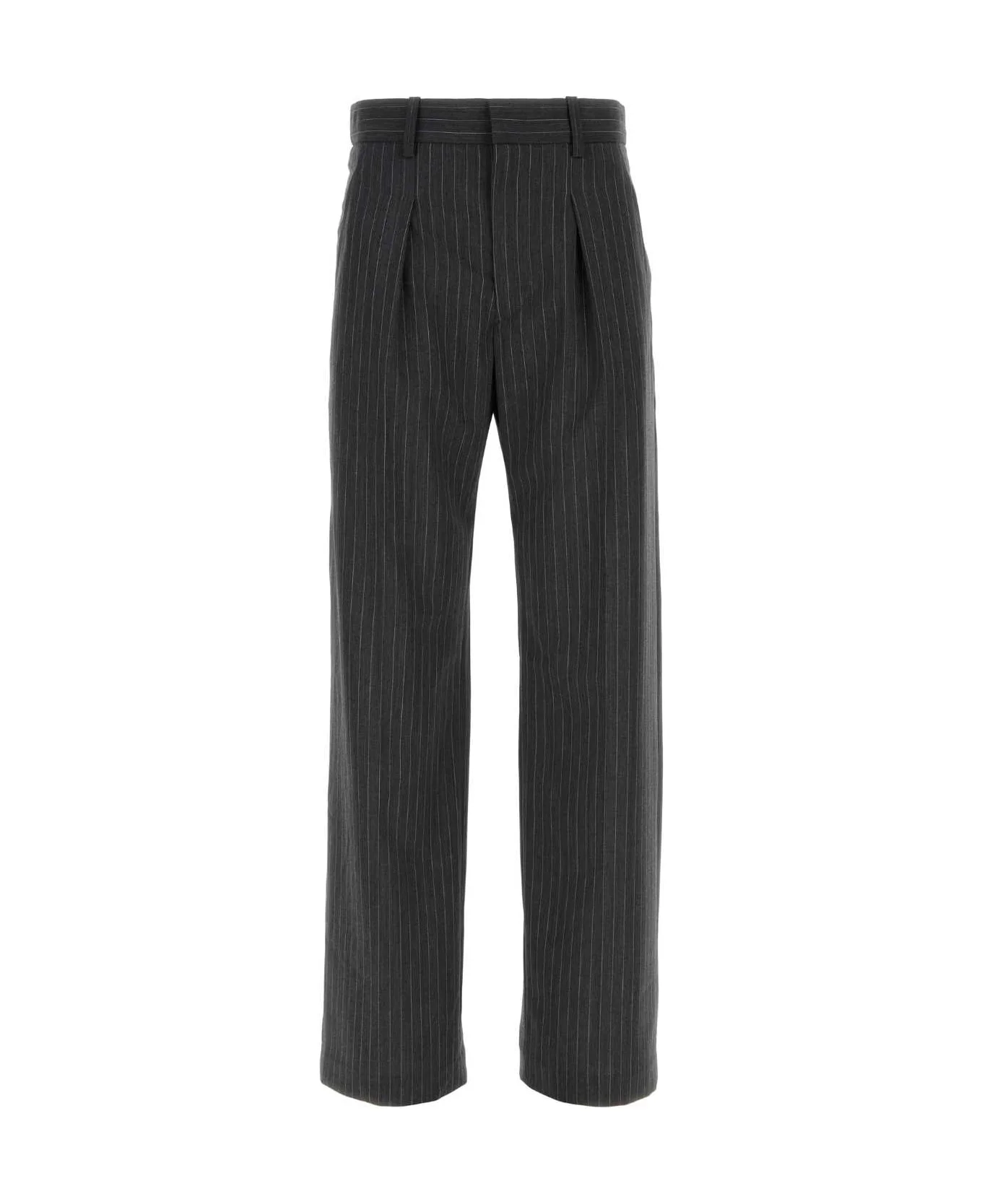 Embroidered Wool Blend Lisetta Pant - 1