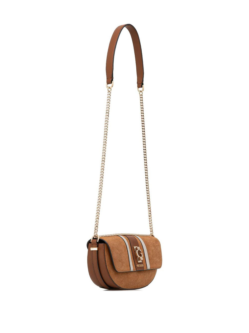 GUESS USA striped-detail crossbody bag outlook