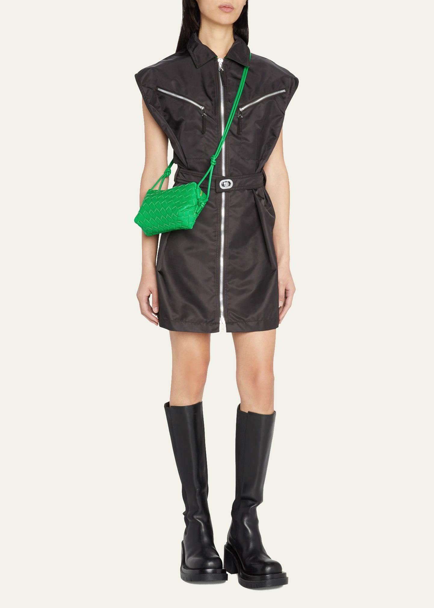 Loop Mini Intrecciato Crossbody Bag - 6