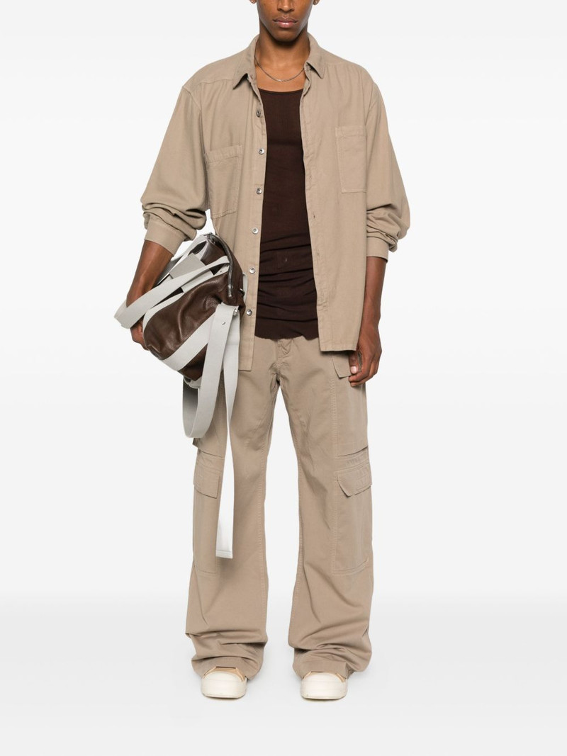 Rick Owens DRKSHDW patch-pocket cotton shirt outlook