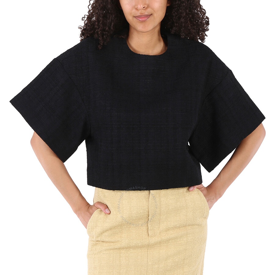 Gauchere Ladies Black Vlad Cropped Top - 3