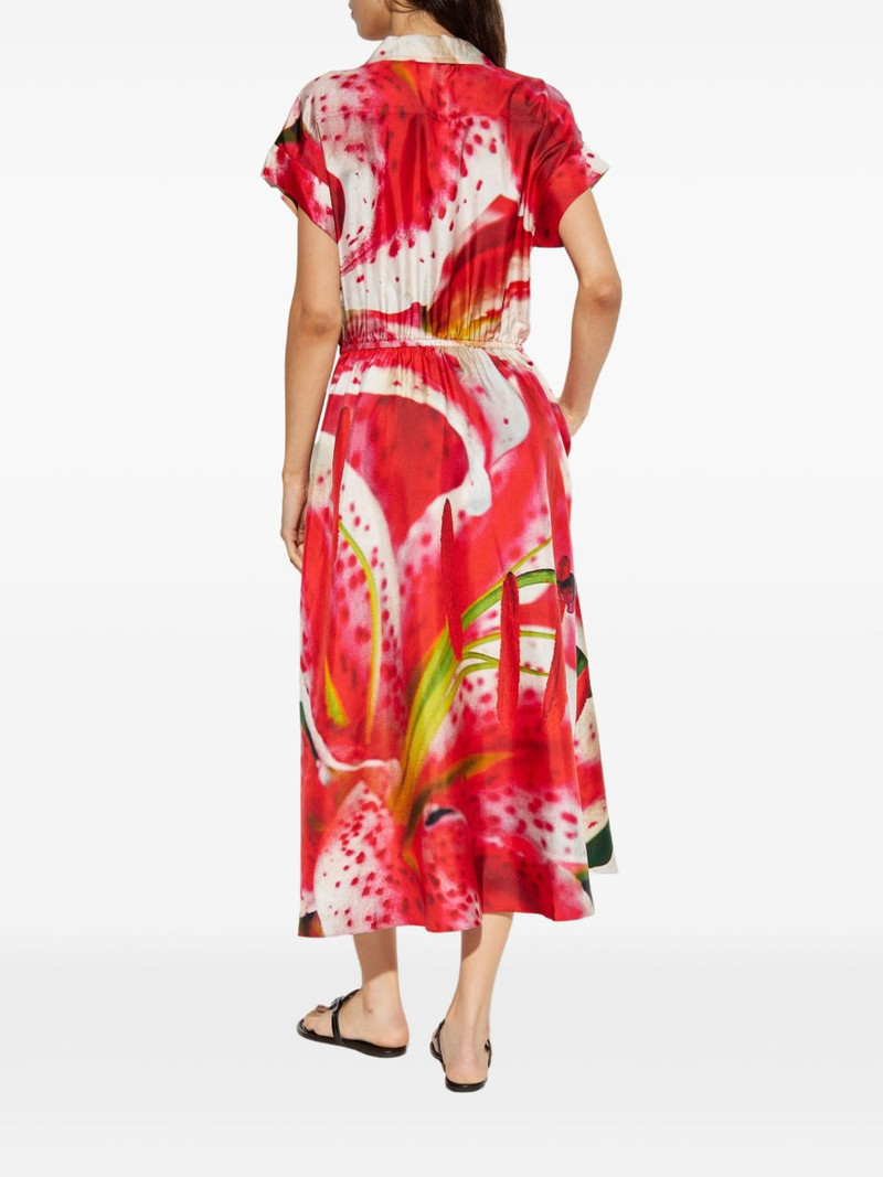 graphic-print midi dress 4