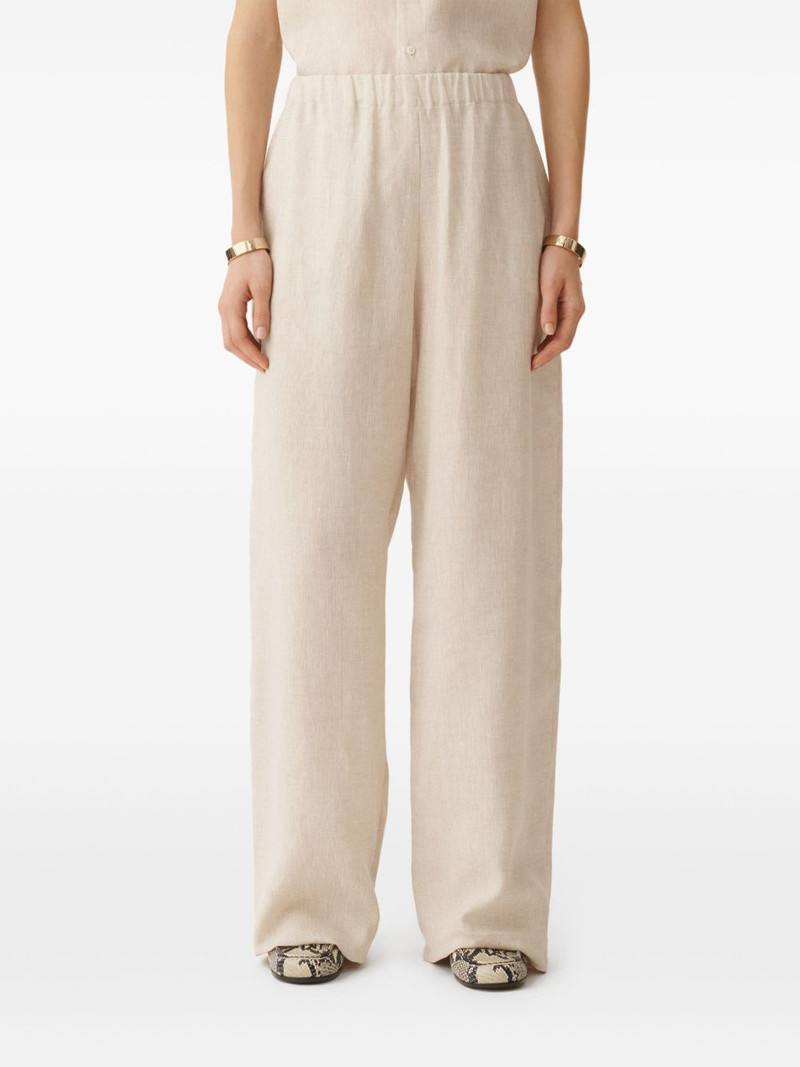 elasticated-waistband trousers 3