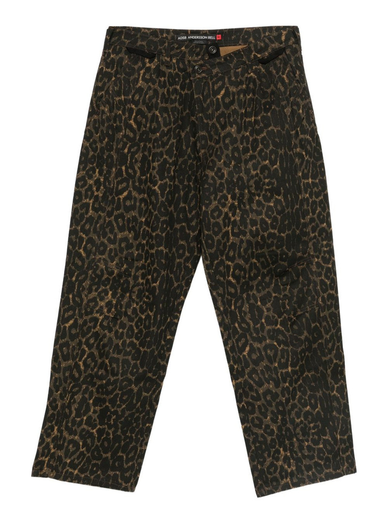 animal-print pants 1