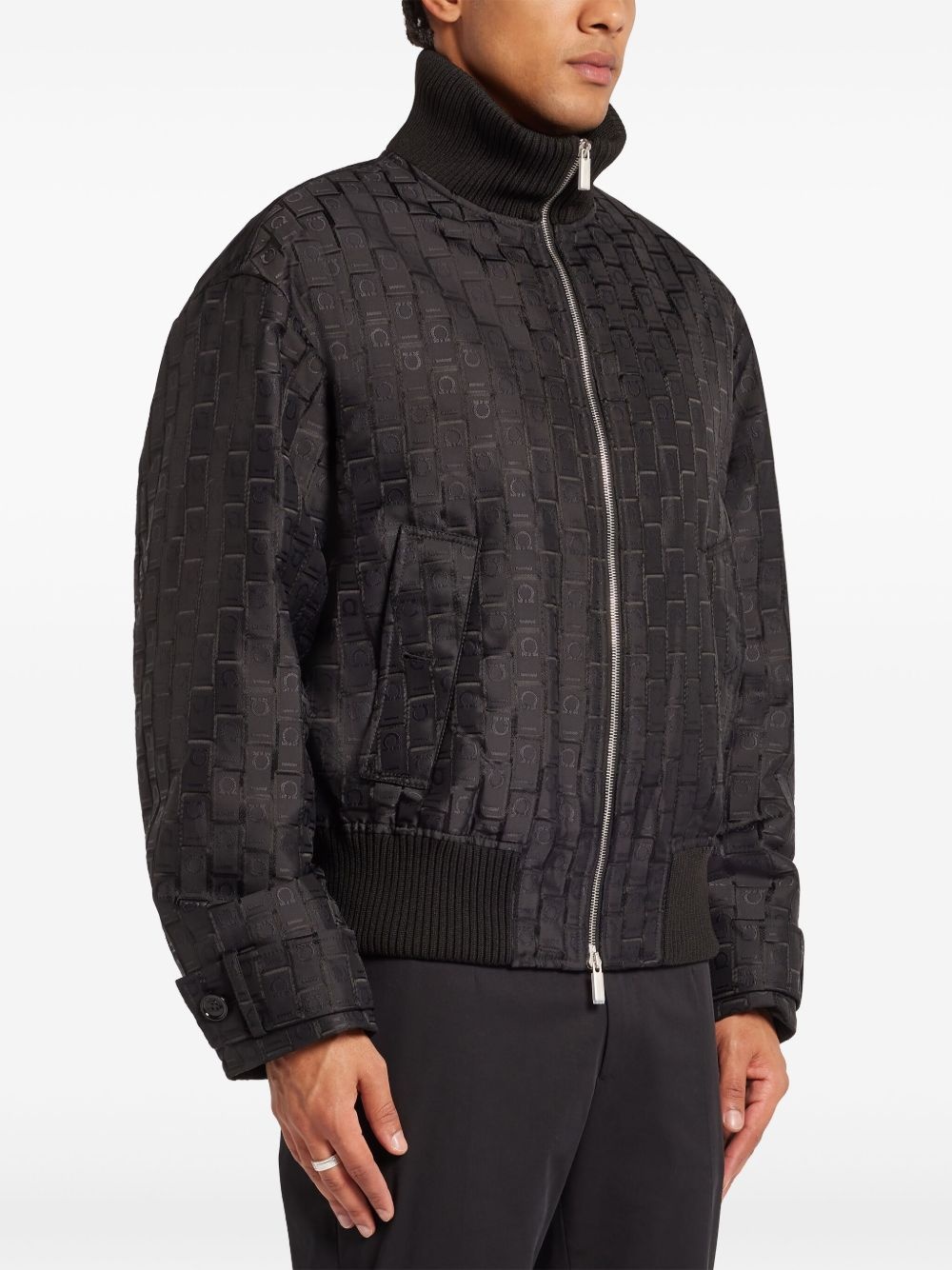 monogram lightweight jacket - 3
