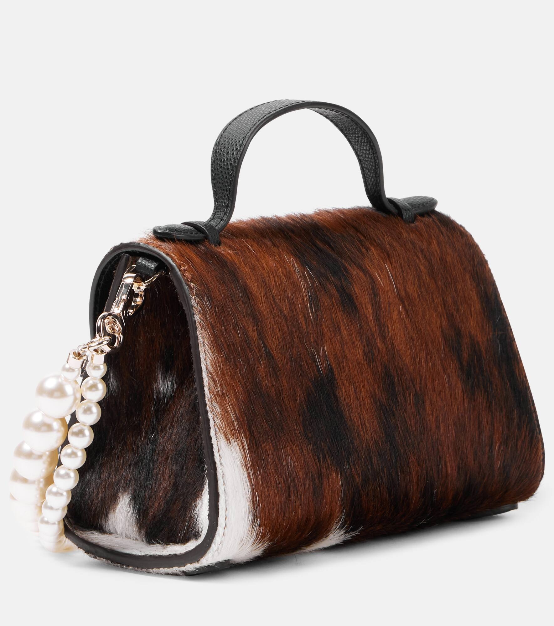 【SIMONE ROCHA】Valentine calf hair shoulder bag Simone Rocha Valentine calf hair shoulder bag Simone Rocha