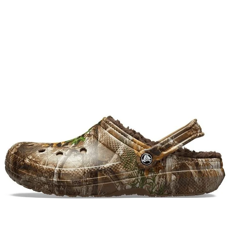 Crocs Classic Lined Realtree Edge Clog 'Brown' 205377-280 - 1