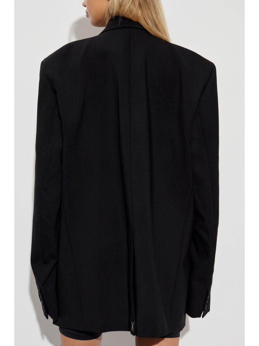 wool single-breasted jacket - 4