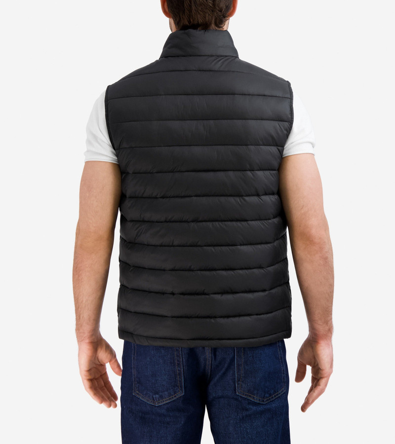 Men's Zip Front Quilted Vest 3