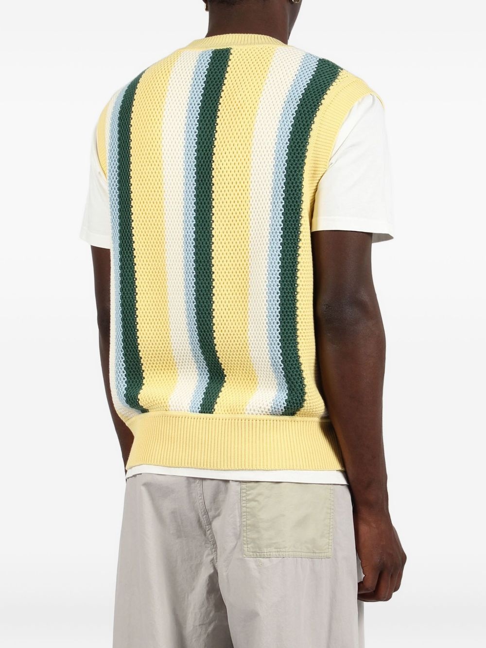 V-neck knitted vest - 4