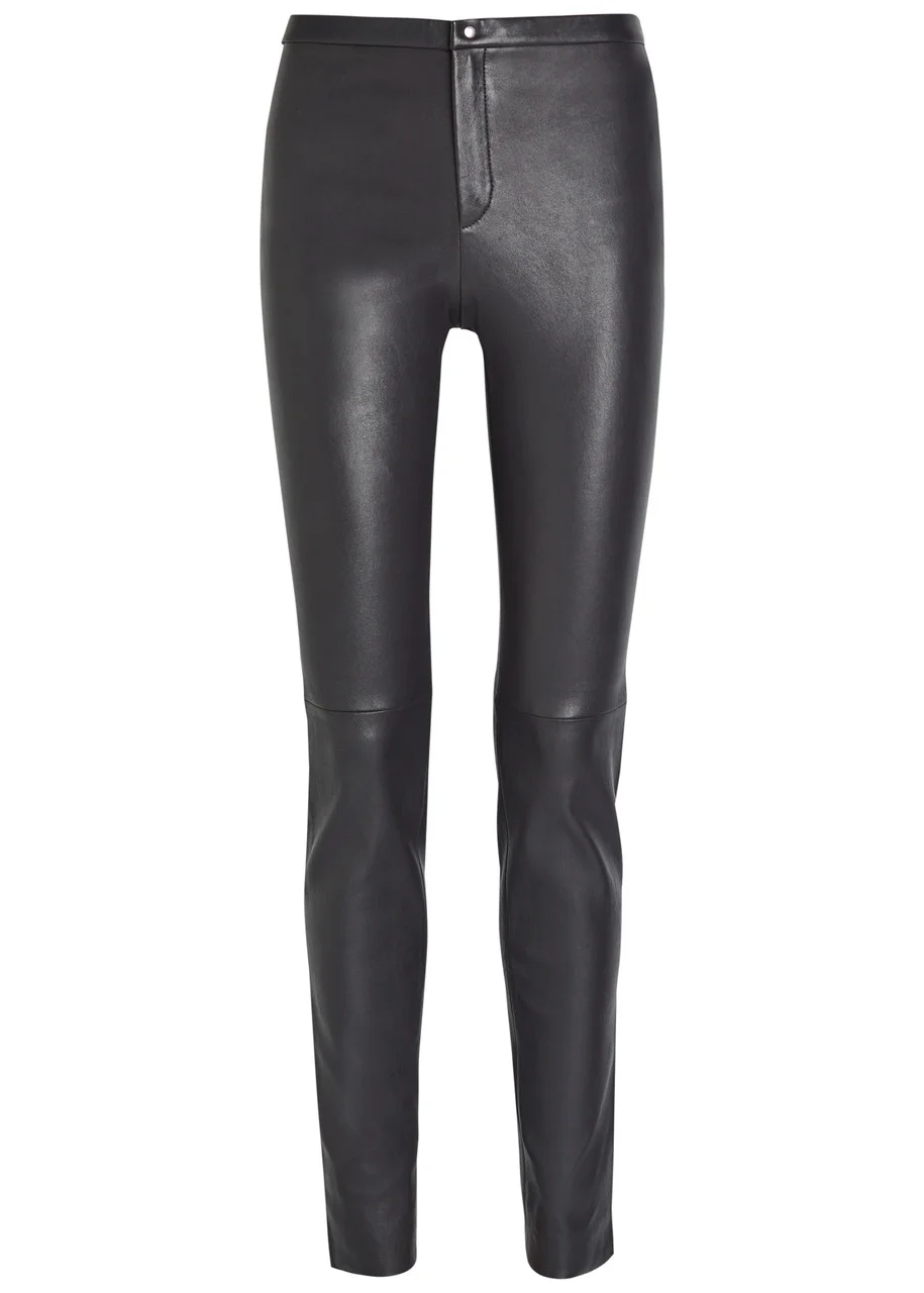 Stouls Newton Slim leg Leather Trousers - 1