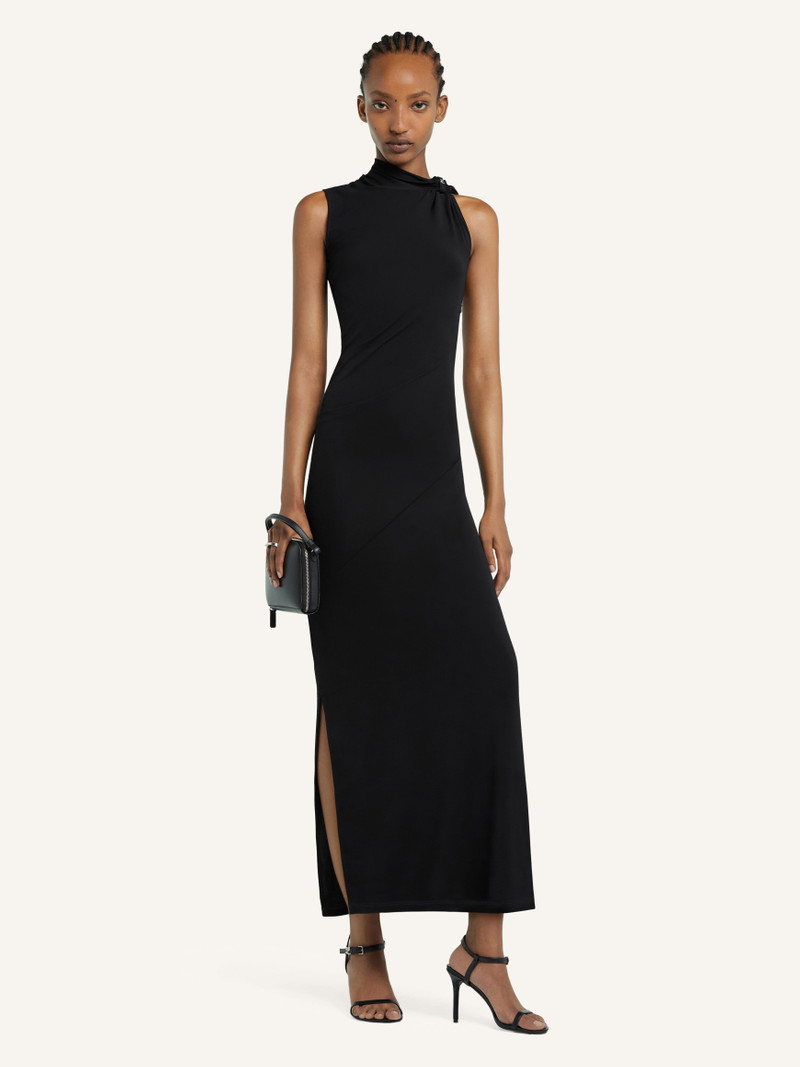 courrèges LONG DRAPED DRESS outlook