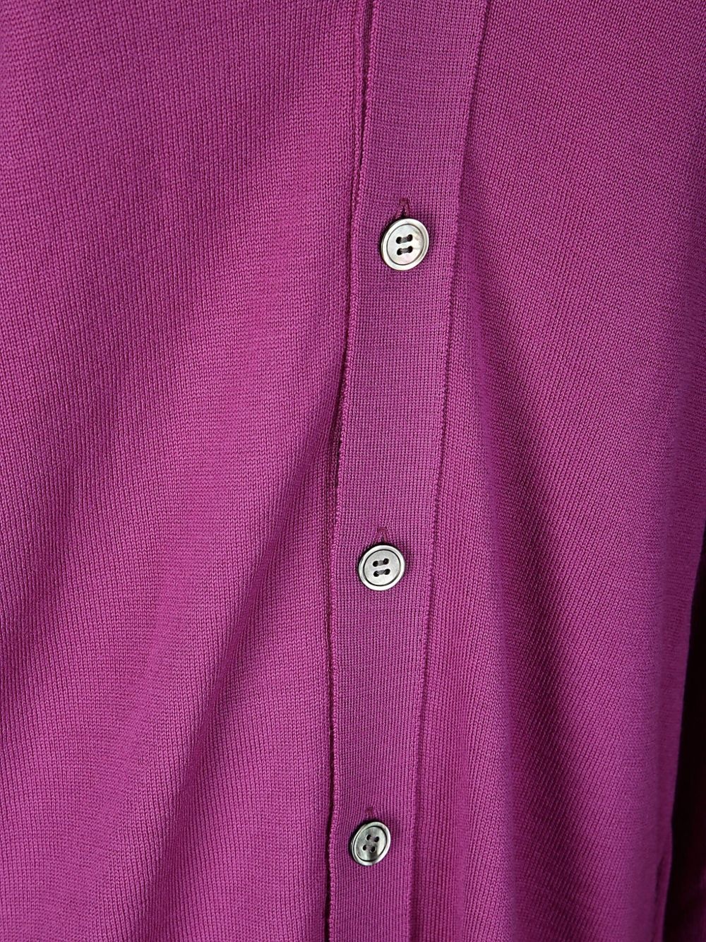 draped-trim cardigan - 3