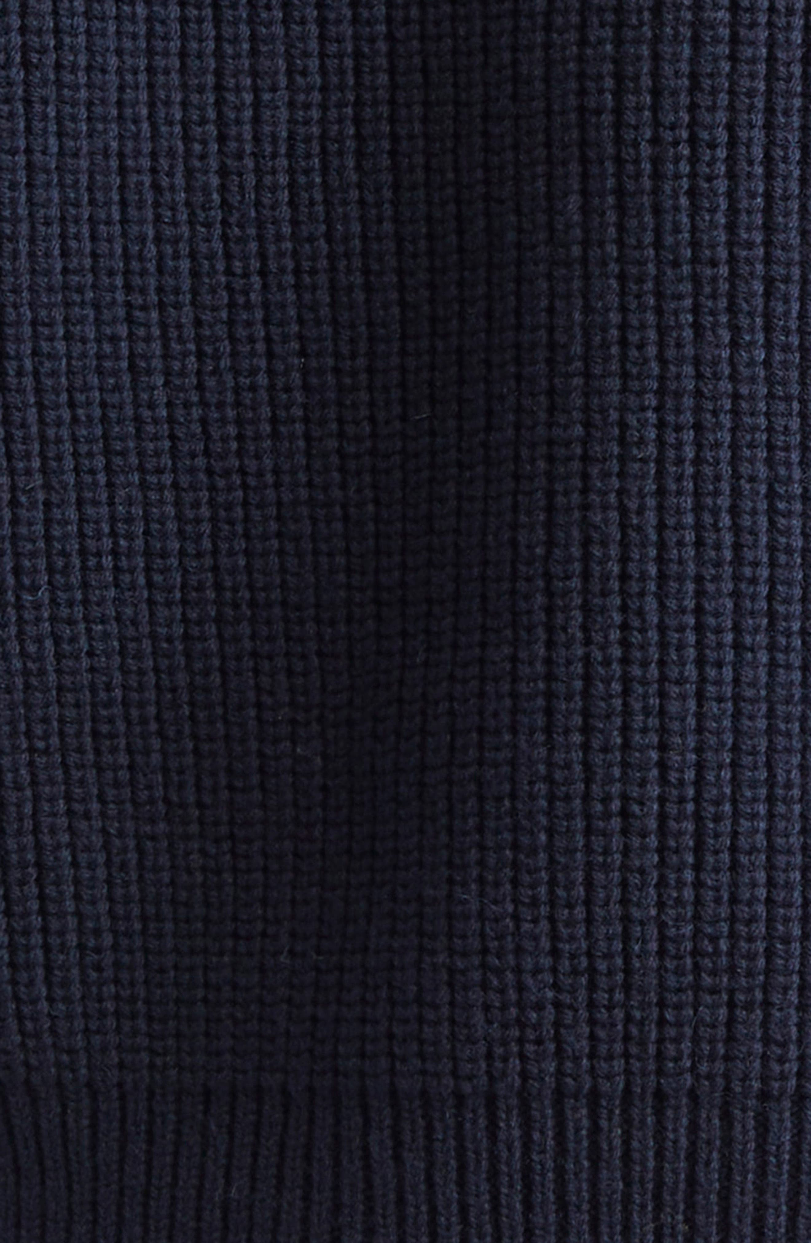 Dries Van Noten Talim Wool Half Zip Turtleneck Sweater in Black at Nordstrom - 7