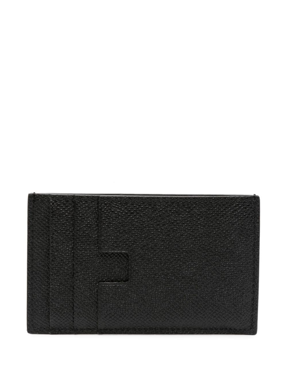 logo-stamp leather cardholder - 2