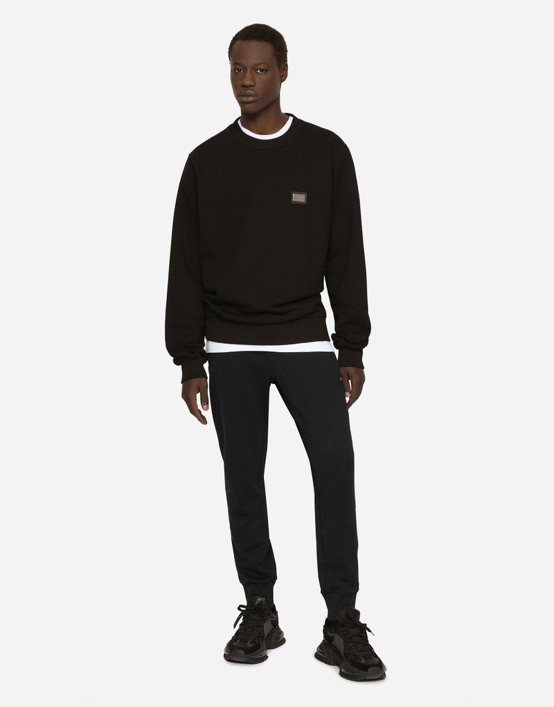 Dolce & Gabbana Jersey sweatshirt with branded tag outlook