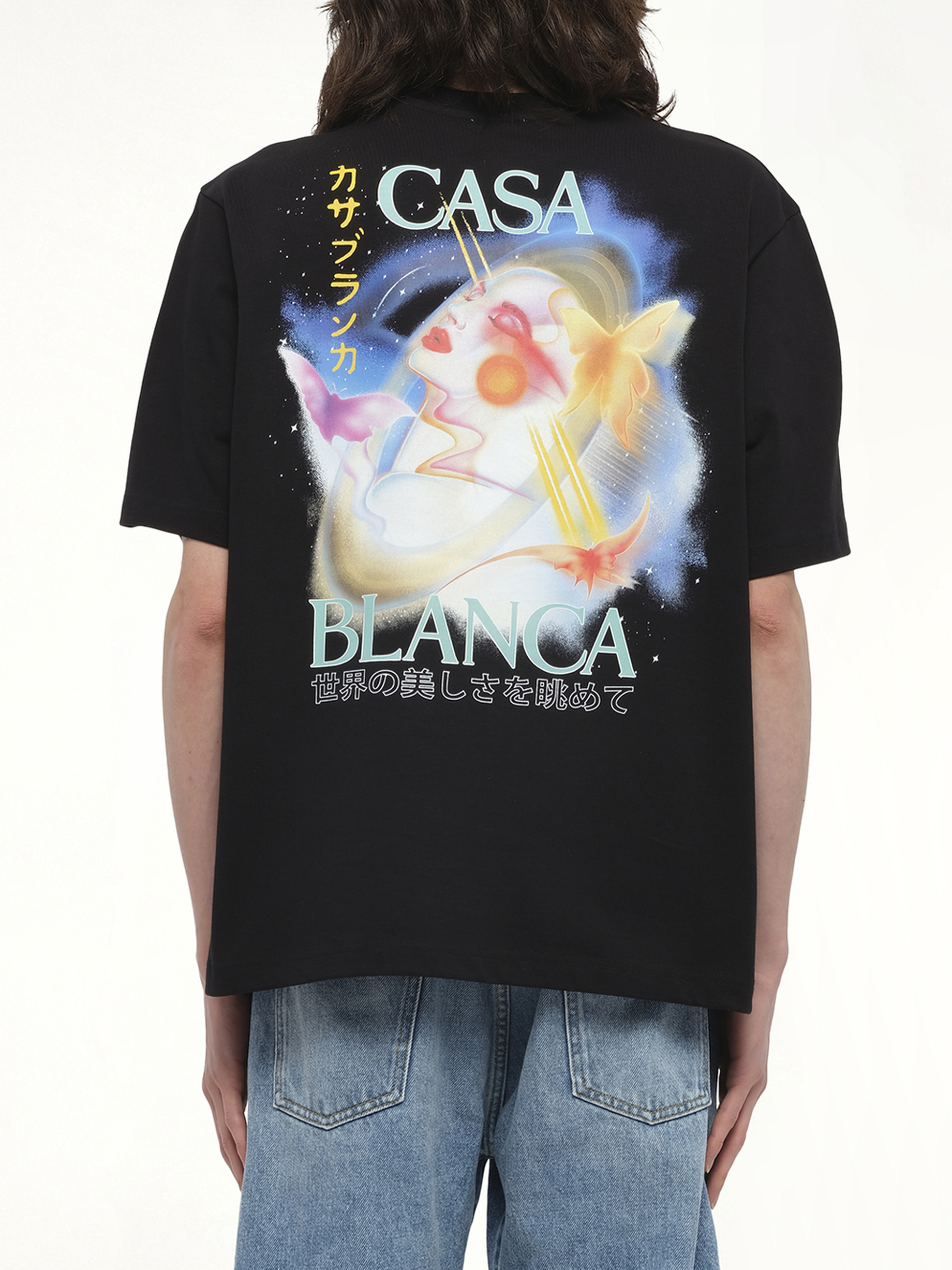 Galactic Connection T-Shirt in Black - 6