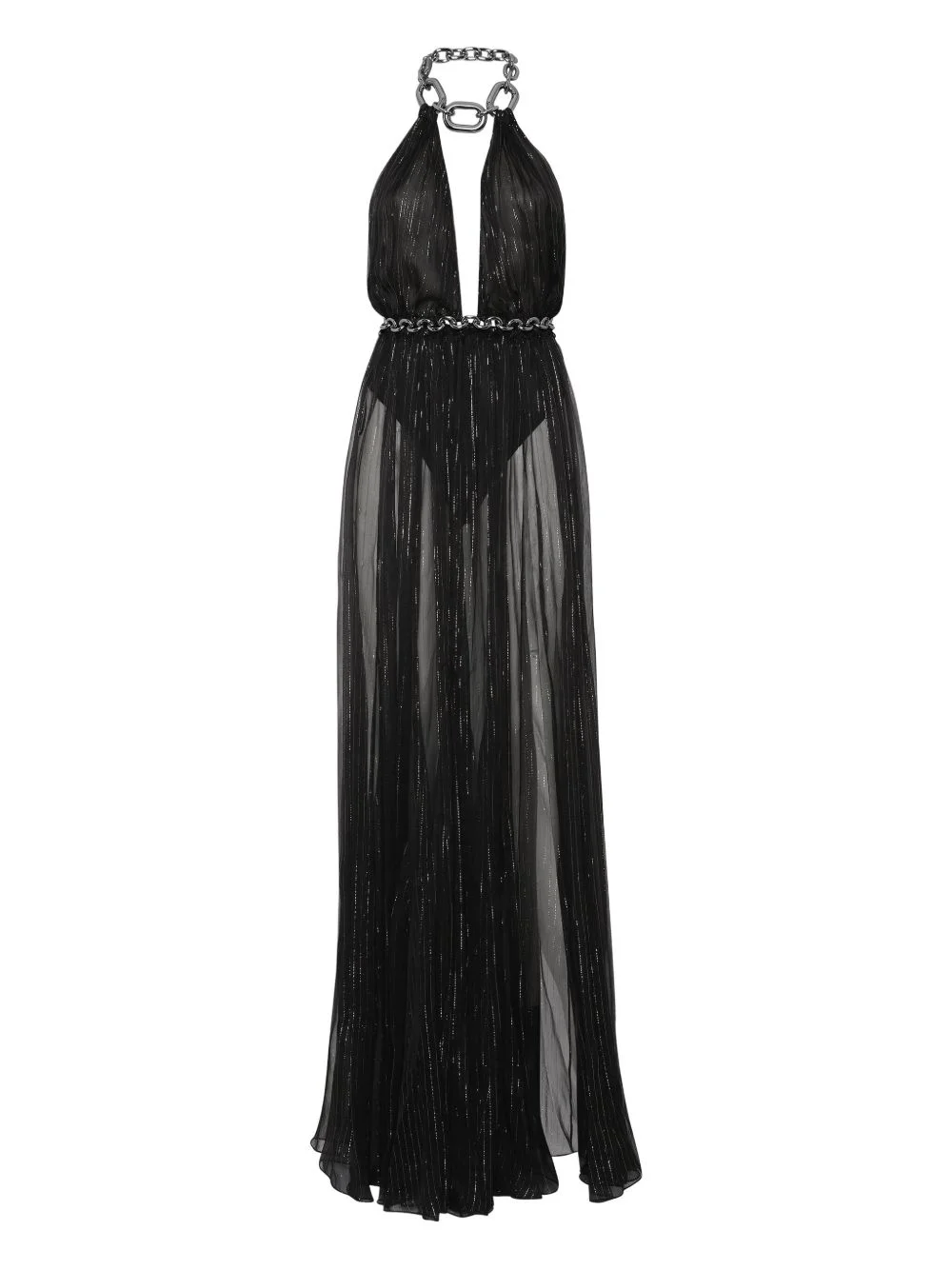 chain-detail maxi dress - 1