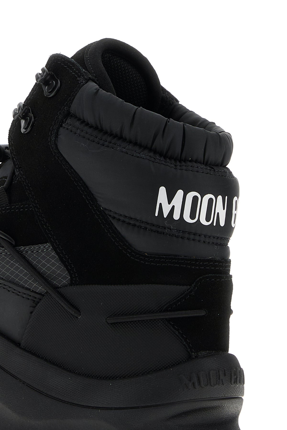 Black fabric Moon247 sneakers - 4