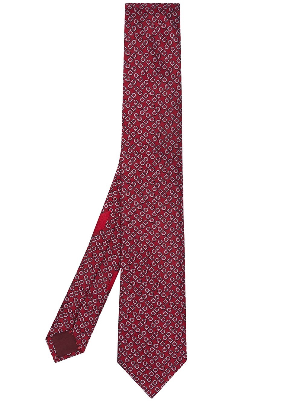 monogram-pattern tie - 1