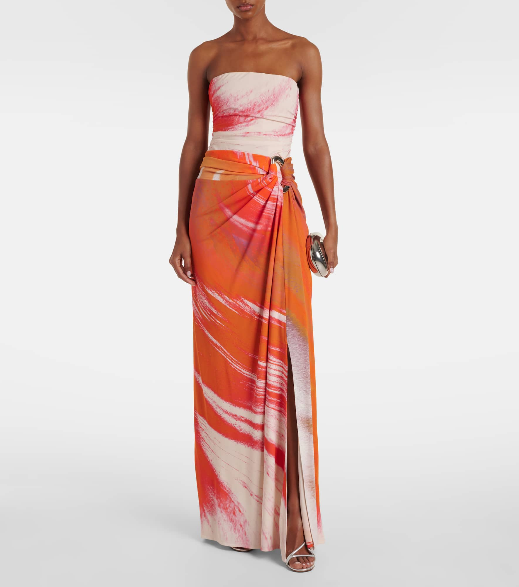 Emma printed jersey maxi dress - 2