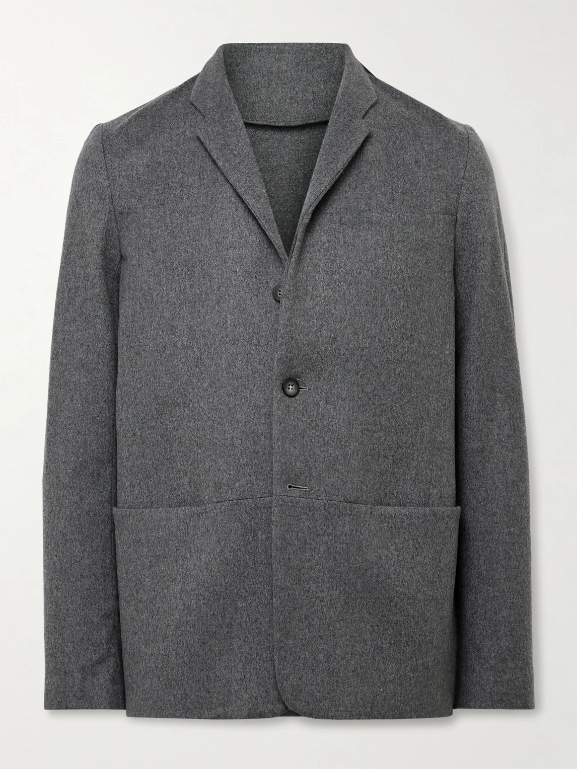 Ellen 2.0 Unstructured Wish® Virgin Wool and Cashmere-Blend Felt Blazer - 1