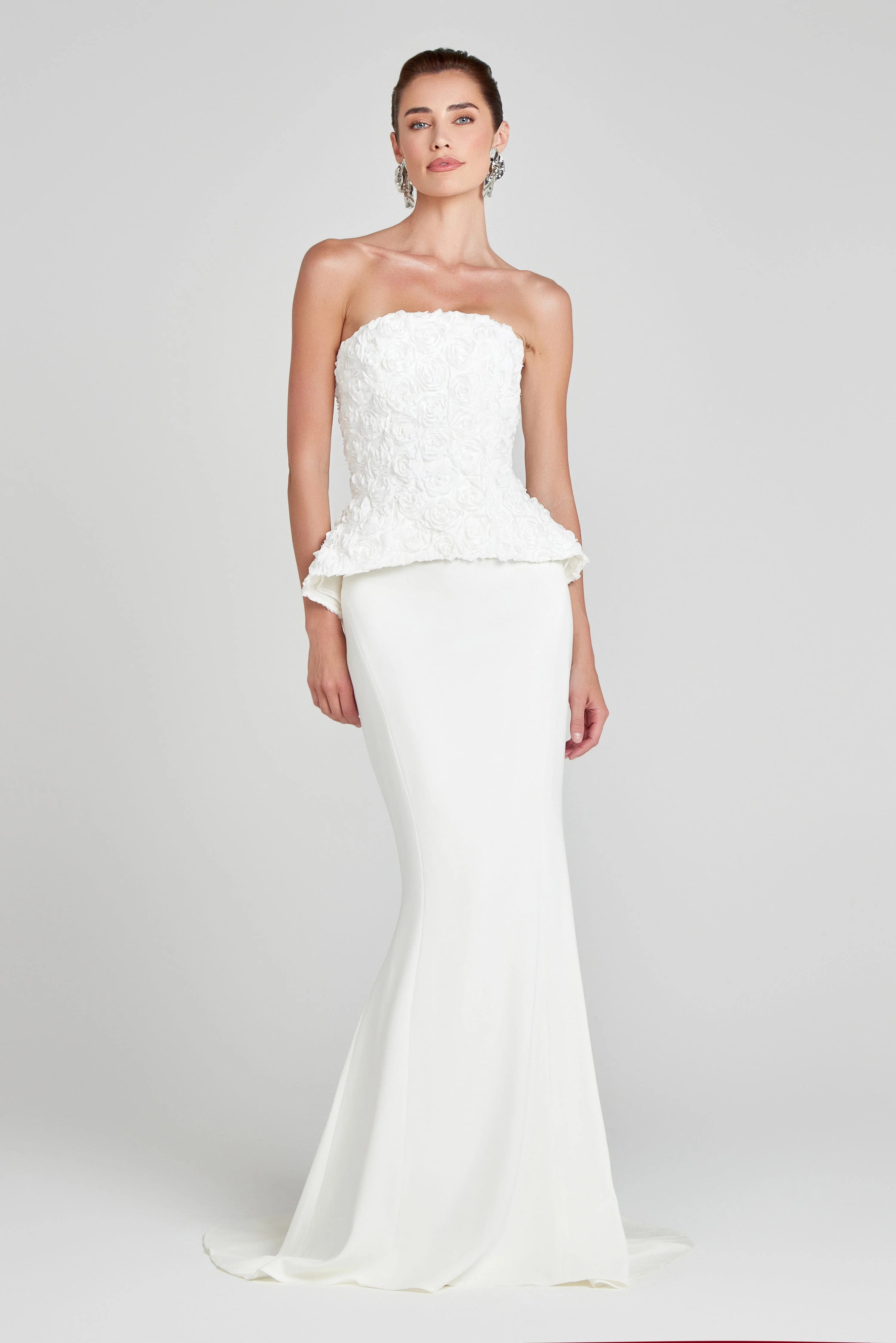 CAROLINA White Maxi Skirt - 1