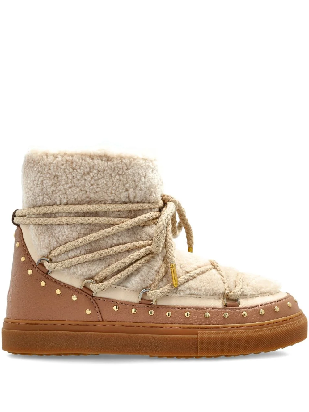 Curly Rock lace-up studded boots - 1