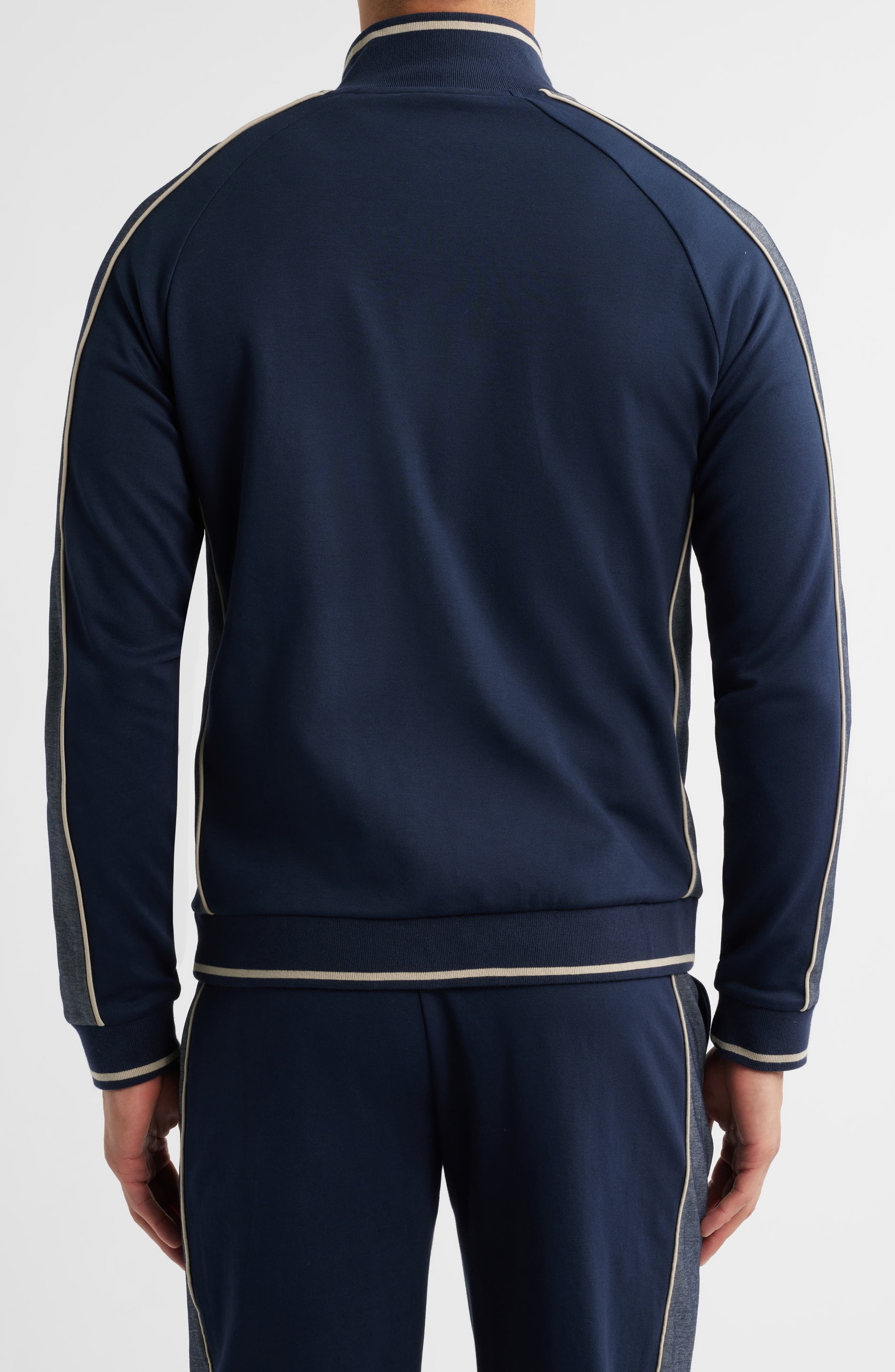 BOSS Tracksuit Jacket in Dark Blue at Nordstrom - 2