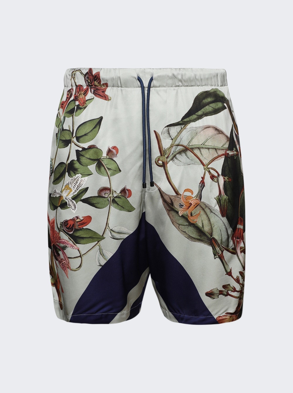 Piperi Printed Shorts Grey - 1